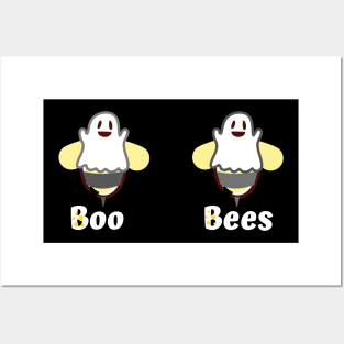 Funny Boo Bees Halloween Posters and Art